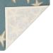 Liora Manne Capri Starfish Border Aqua Room Scene
