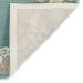 Liora Manne Capri Seashell Border Aqua Room Scene