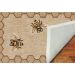 Liora Manne Frontporch Honeycomb Bee Natural Room Scene