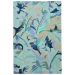 Liora Manne Capri Palm Leaf Blue Collection