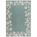 Liora Manne Capri Seashell Border Aqua Collection