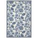 Liora Manne Capri Floral Vine Blue Collection