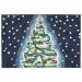 Liora Manne Frontporch Xmas Tree Midnight Collection