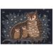 Liora Manne Frontporch Owl Family Midnight Collection