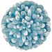 Liora Manne Frontporch Mum Aqua Collection