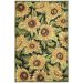 Liora Manne Esencia Sunflowers Black Collection