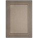 Liora Manne Monaco Striped Border Taupe Collection