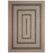 Liora Manne Monaco Multi Border Taupe Collection