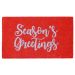 Liora Manne Natura Season's Greetings Red 1'6" x 2'6" Collection