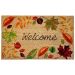 Liora Manne Natura Welcome Leaves Natural 1'6" x 2'6" Collection