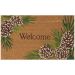Liora Manne Natura Pinecone Border Natural Collection