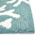 Liora Manne Capri Coral Border Aqua Room Scene