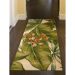 Liora Manne Marina Tropical Leaf Cream Room Scene