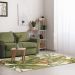 Liora Manne Marina Tropical Leaf Cream Room Scene