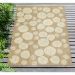 Liora Manne Frontporch Shell Toss Natural Room Scene