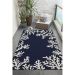 Liora Manne Capri Coral Border Navy Room Scene