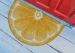 Liora Manne Natura Lemon Yellow 1'6" x 2'6" Half Circle Room Scene