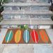 Liora Manne Frontporch Surfboards Brown Room Scene