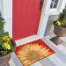 Liora Manne Frontporch Sunflower Red Room Scene