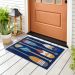 Liora Manne Frontporch Paddles Navy Room Scene