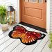 Liora Manne Frontporch Monarch Orange 1'8" x 2'10" Room Scene