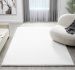 Lavish Solid Plush White 1'10" x 3'0"