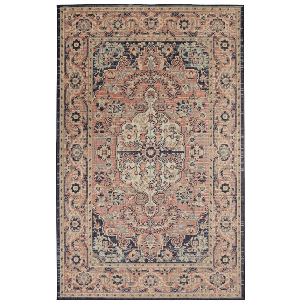 Mohawk Heirloom Thame Indigo Multi 7 6 X 10 0 Area Rug