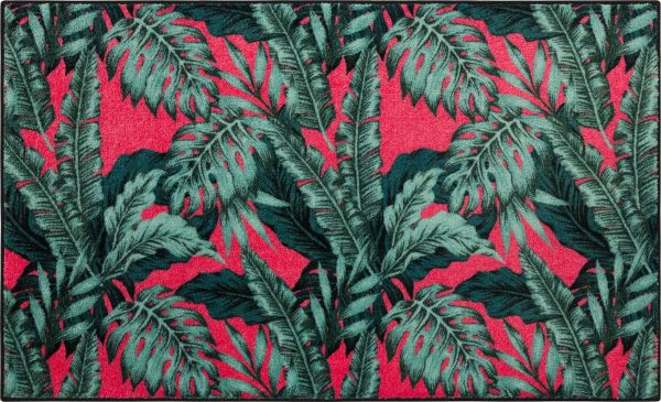 Mohawk Prismatic Palm Tree Paradise Hot Pink Collection