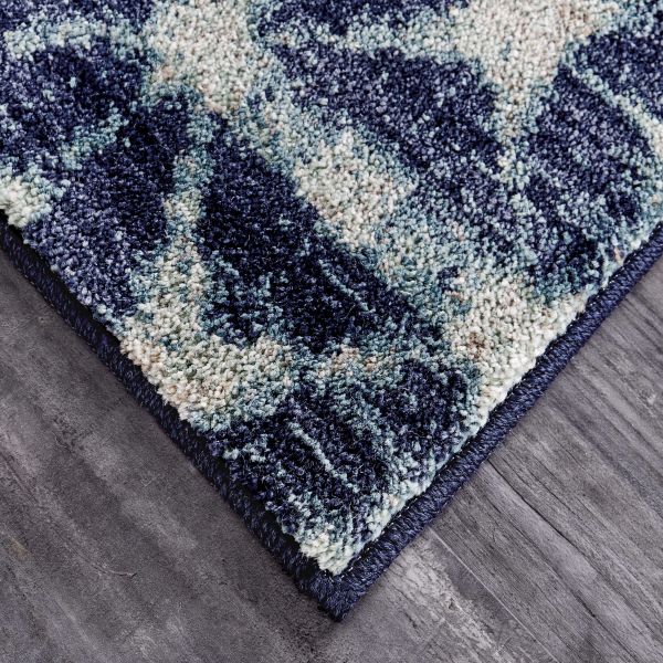 Karastan Rugs Triangle Accordion Indigo Rug from Karastan Rugs Area