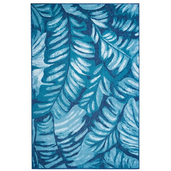 Liora Manne Riviera Palm Blue Collection