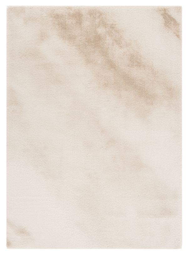 Lavish Solid Plush Beige 5'3" x 7'2"
