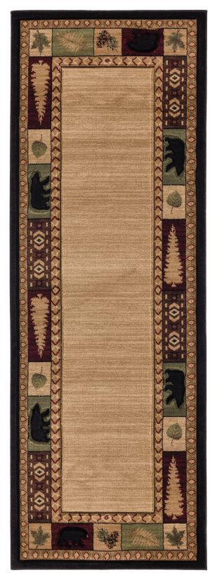 Cottage Homestead Beige 2'7" x 7'4" Runner