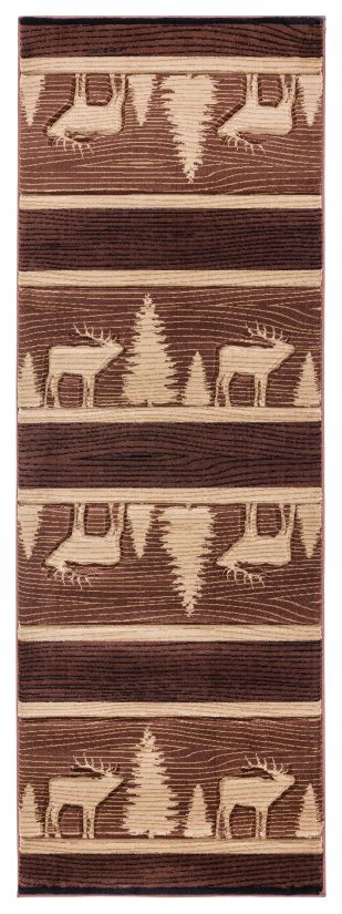 Cottage Deering Brown 2'7" x 7'4" Runner