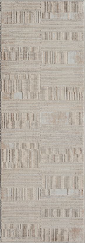 Crockett Earthy Beige 2'7" x 7'2" Runner