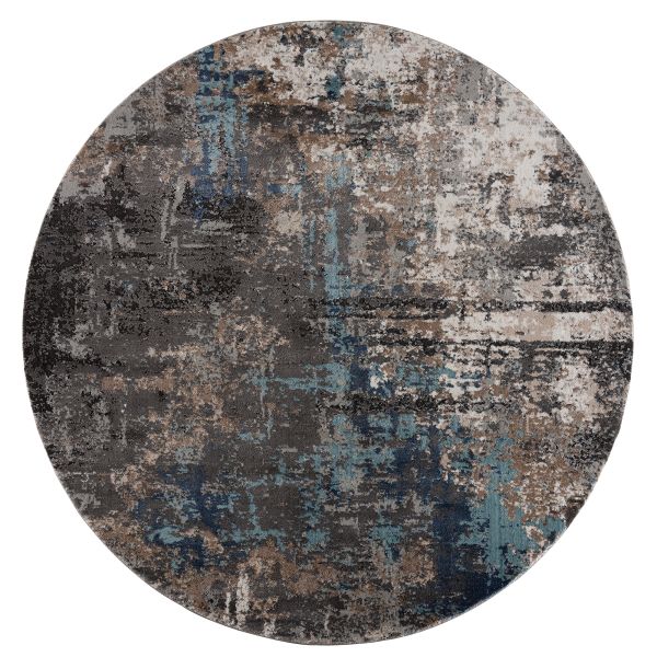 Portsmouth Modern Fusion Blue 7'11" x 7'11" Round