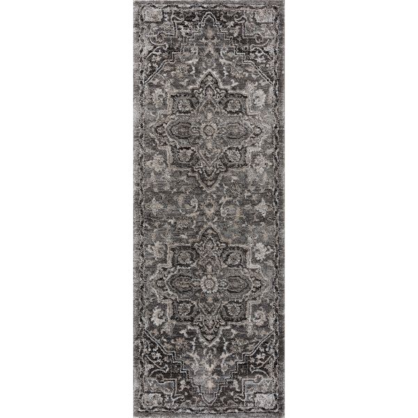 Portsmouth Ancient Land Grey 2'7" x 7'2" Runner
