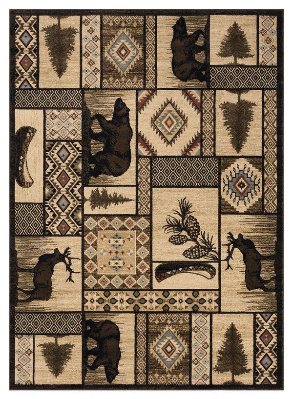 Highlands Jungle Mountain Multi 1'10" x 3'0"