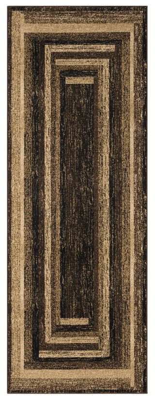 Highlands The Maze Brown 2'7" x 7'2" Runner