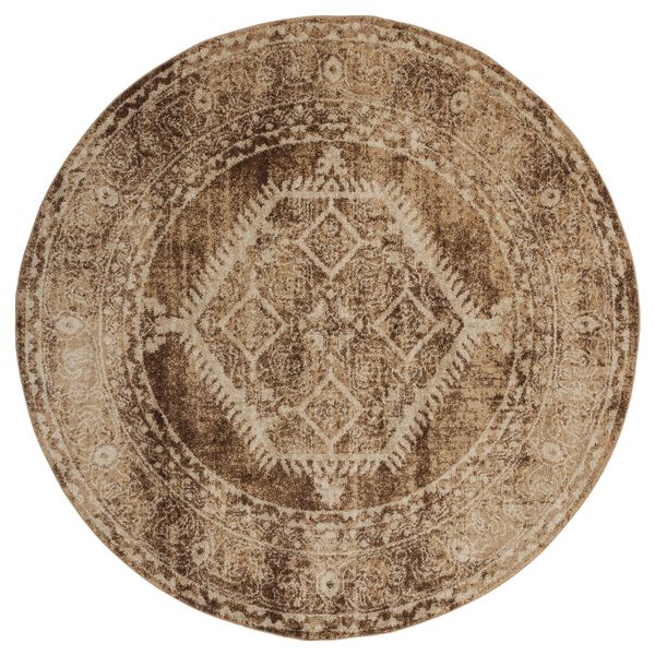 Marrakesh Sultana Light Brown 7'10" x 7'10" Round