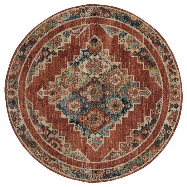 Marrakesh Dame Brick 7'10" x 7'10" Round