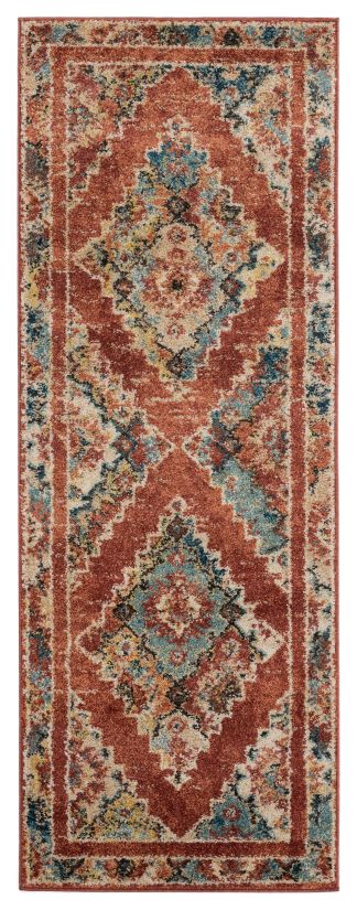 Marrakesh Dame Brick 2'7" x 7'2" Runner