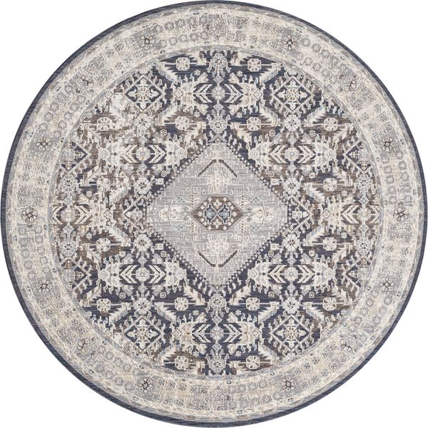 Armada Austro Blue 7'11" x 7'11" Round