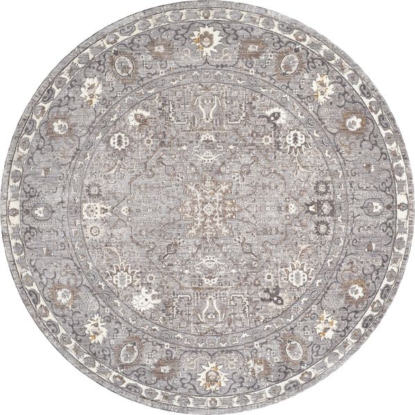 Armada Clermont Grey 7'11" x 7'11" Round