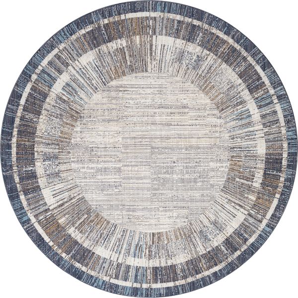 Armada Victoria Blue 7'11" x 7'11" Round