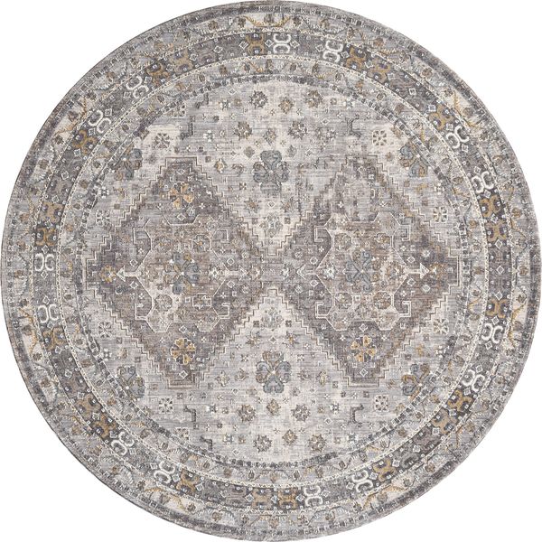 Armada Crosswinds Grey 7'11" x 7'11" Round