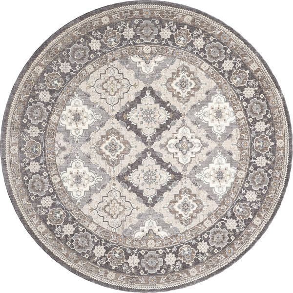 Armada Amazing Grace Grey 7'11" x 7'11" Round