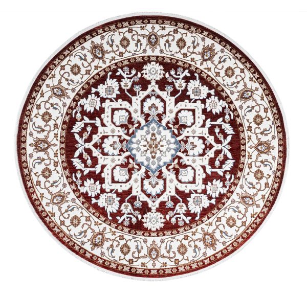 Hudson Alex Burgundy 7'11" x 7'11" Round