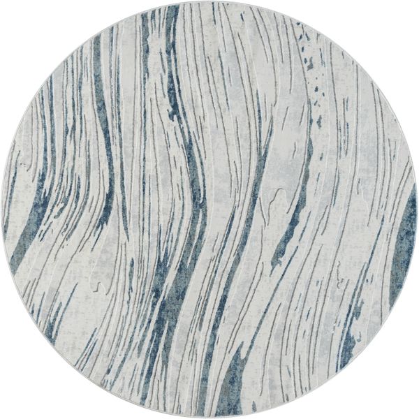 Orion Evangeline Blue 7'11" x 7'11" Round