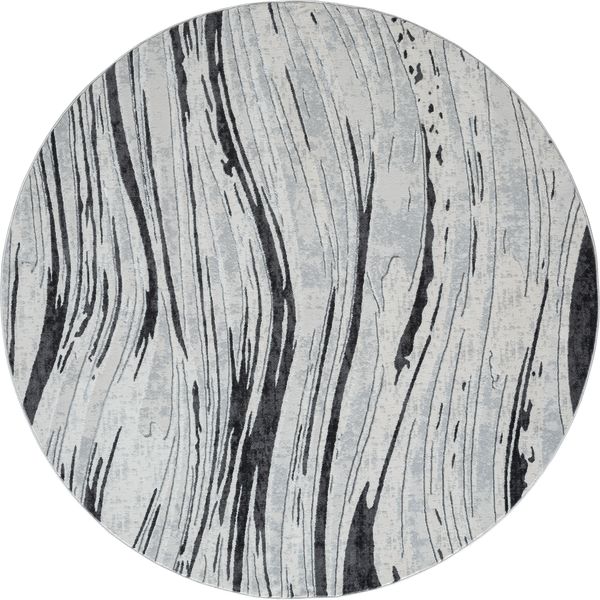 Orion Evangeline Grey 7'11" x 7'11" Round