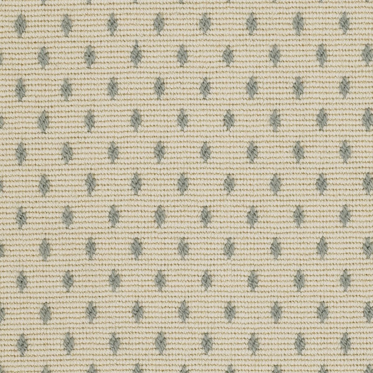 French Knot Seagreen on White
